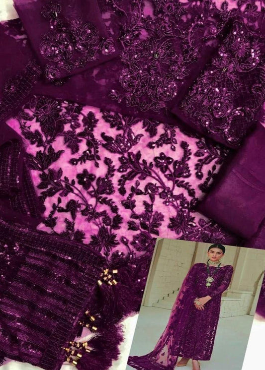 Maryum hussain purple - Shiwani Apparels