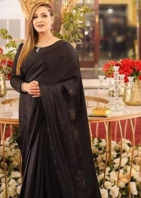 Simple Casual Saree - Shiwani Apparels