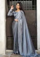 Simple Casual Saree - Shiwani Apparels