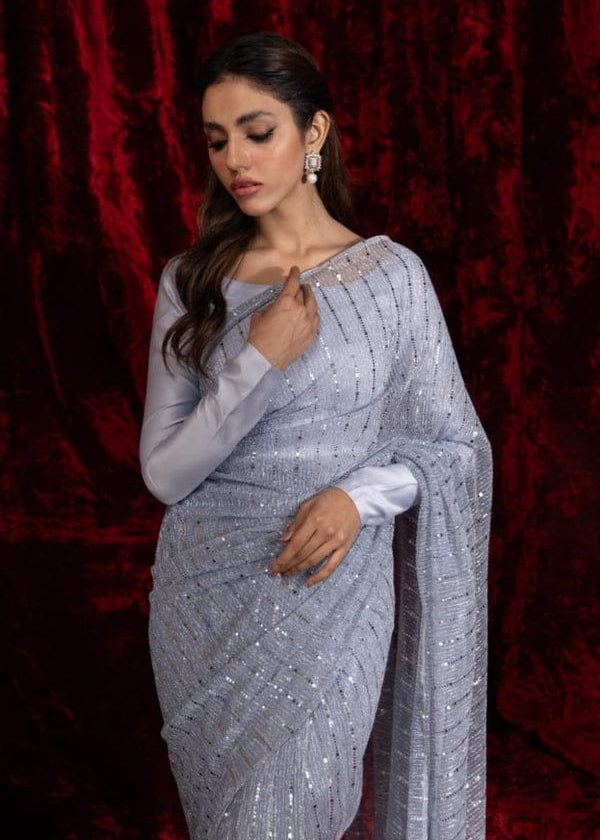 Moonlight Stitched Saree ✨ - Shiwani Apparels