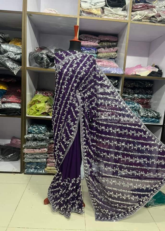 Hania Amir Saree - Shiwani Apparels