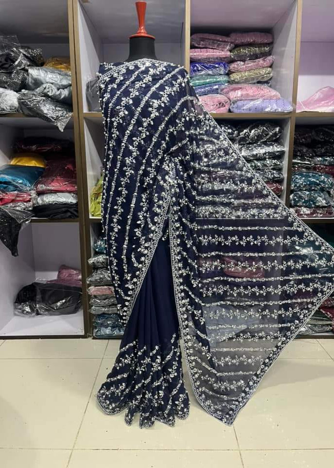 Hania Amir Saree - Shiwani Apparels