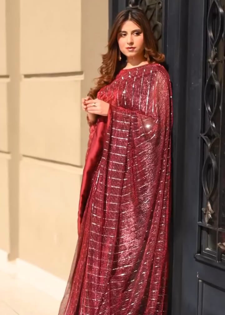 Moonlight Stitched Saree ✨ - Shiwani Apparels