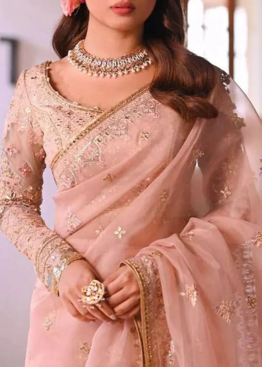 Qalamkar wedding saree - Shiwani Apparels