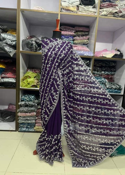 Hania Amir Saree - Shiwani Apparels