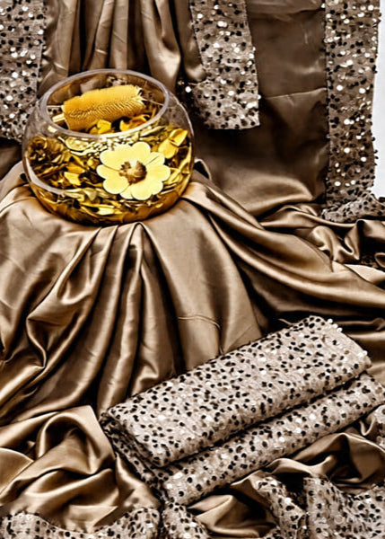Shamoz Silk Saree  Ready to Wear Elegance - Shiwani Apparels