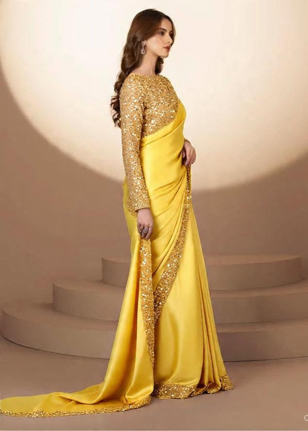 Shamoz Silk Saree  Ready to Wear Elegance - Shiwani Apparels