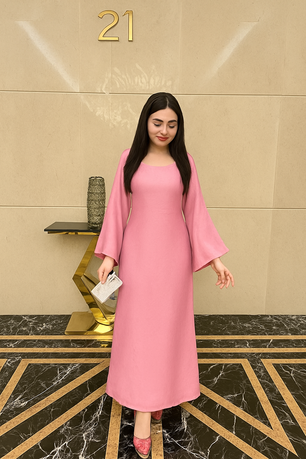 Serene Shamoz Silk 2 Piece Stiched Suit